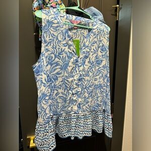 NWT Lilly Pulitzer Gramercy Top On a Roll Engineered Size XL